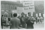 Picketers from the New York City West Side Discussion Group