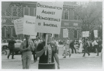 Martha in picket line