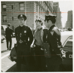 Marty Robinson with police officers