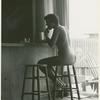 Barbara Gittings eating nude #2