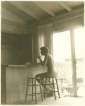 Barbara Gittings eating nude