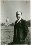 Frank Kameny in front of the Capitol Building, Washington, D.C.