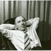 Frank Kameny relaxing in his office
