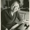 Gittings at typewriter #2