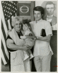 Jack Baker campaign photo with apple pie
