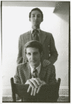 Jack Baker, seated, and Michael McConnell