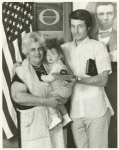 Jack Baker campaign photo with apple pie