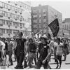 Jim Owles marching