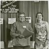 Isabel Miller and Barbara Gittings at the "Hug a Homosexual" booth, detail