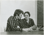 Baker and Gittings being interviewed
