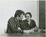 Baker and Gittings being interviewed