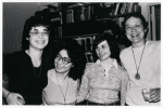 Gittings and guests at publication party