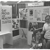Gittings, Johnson, and Kameny staffing information booth