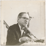 Dr. Howard Brown at pulpit