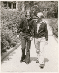John Lenhart and Gary, walking