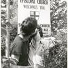 Men kissing