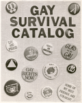Gay Survival Catalog, front cover