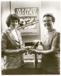 Barbara Gittings and Ginny Vida