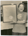 Gittings with award
