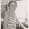 Gittings at typewriter