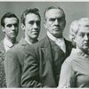 Publicity photo of Bradford Dillman, Jason Robards, Jr., Fredric March, and Florence Eldridge in the stage production Long Day's Journey Into Night