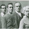 Publicity photo of Bradford Dillman, Jason Robards, Jr., Fredric March, and Florence Eldridge in the stage production Long Day's Journey Into Night