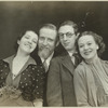 Luella Gear (Peggy Porterfield), Monty Woolley (Sergei Alexandrovitch), Ray Bolger (Phil Dolan III) and Doris Carson (Frankie Fayne) in On Your Toes