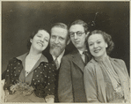 Luella Gear (Peggy Porterfield), Monty Woolley (Sergei Alexandrovitch), Ray Bolger (Phil Dolan III) and Doris Carson (Frankie Fayne) in On Your Toes