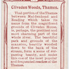 Cliveden Woods, Thames.
