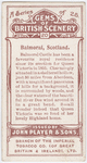 balmoral, Scotland.