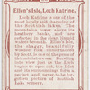 Ellen's Isle, Lock Katrine.