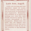Lock Awe, Argyll.