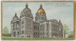 Capitol of Iowa in Des Moines.