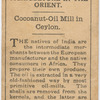 Cocoanut-oil mill in Ceylon.