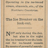 The ice breaker on the look-out.