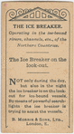 The ice breaker on the look-out.