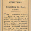 Schooling in East Africa.