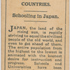 Schooling in Japan.