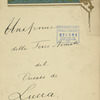 Italy. Lucca, 1815-1850