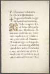 Page of text with 1-line and 3-line gold initials