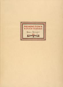 Remington's rough riders.