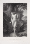 Eve se mirant dan l’eau