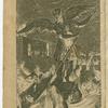 Satan rousing his cohorts from the burning lake; from Paradise Lost