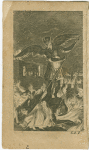 Satan rousing his cohorts from the burning lake; from Paradise Lost