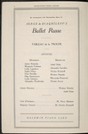 Ballets Russes (Diaghilev), American tour, 1915-1916.