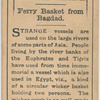 Ferry basket from Bagdad.