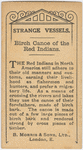 Birch canoe of the Red Indians.