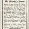 The Mikado of Japan.