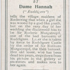 Dame Hannah.