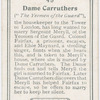 Dame Carruthers.